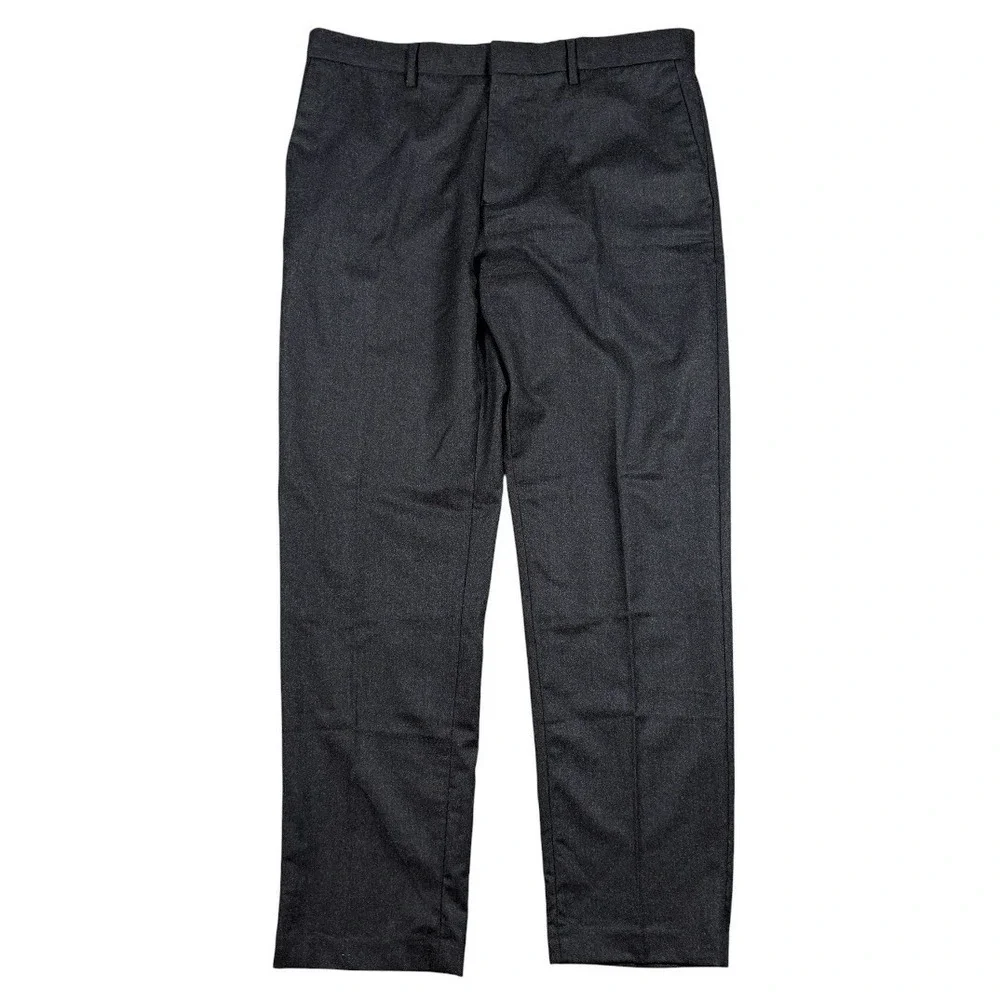 Banana Republic Pants Mens 35x32 Dark Gray Vitale Barberis Canonico Flannel 120s